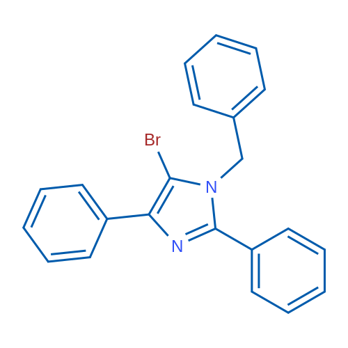 1-Benzyl-5-bromo-2,4-diphenyl-1H-imidazole 1g