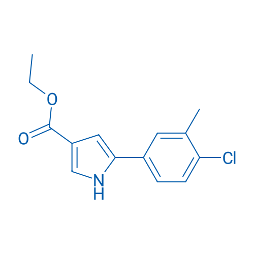 Ethyl 5-(4-chloro-3-methylphenyl)-1H-pyrrole-3-carboxylate 1g