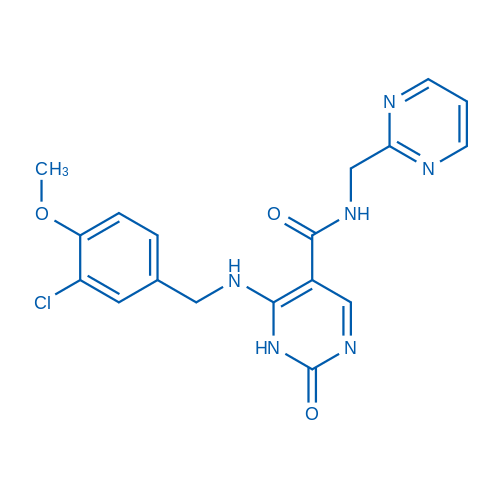 6-((3-Chloro-4-methoxybenzyl)amino)-2-oxo-N-(pyrimidin-2-ylmethyl)-1,2-dihydropyrimidine-5-carboxamide 100mg