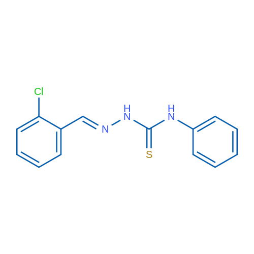3-[(E)-[(2-Chlorophenyl)methylidene]amino]-1-phenylthiourea 1g