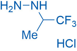 (1,1,1-Trifluoropropan-2-yl)hydrazine hydrochloride 250mg