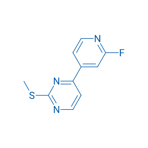 4-(2-Fluoropyridin-4-yl)-2-(methylthio)pyrimidine 250mg