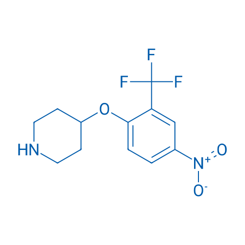4-(4-Nitro-2-(trifluoromethyl)phenoxy)piperidine 1g