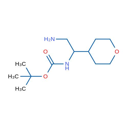 tert-Butyl N-[2-amino-1-(oxan-4-yl)ethyl]carbamate 100mg