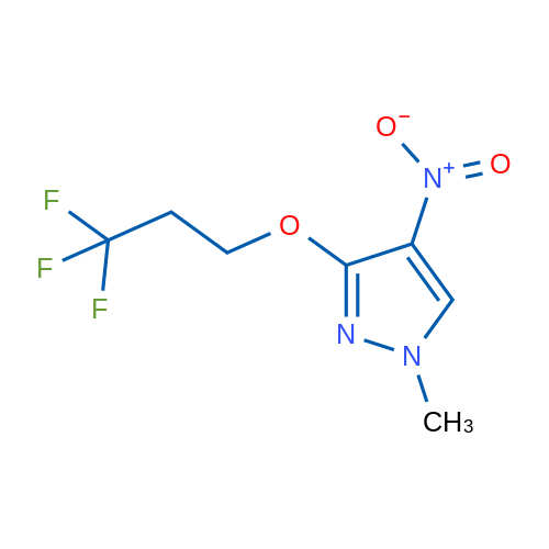 1-Methyl-4-nitro-3-(3,3,3-trifluoropropoxy)-1H-pyrazole 1g