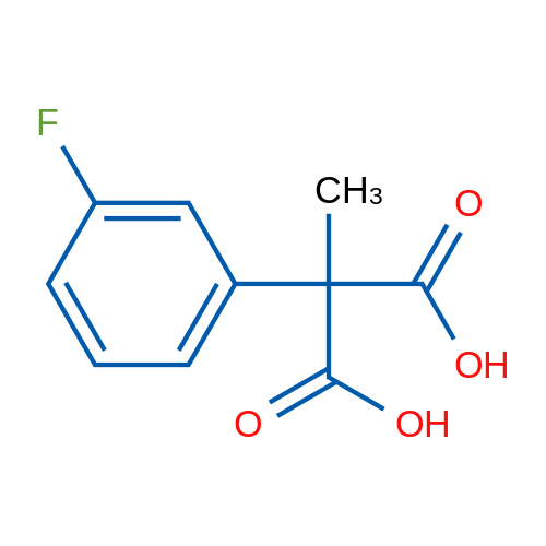 2-(3-Fluorophenyl)-2-methylpropanedioic acid 1g