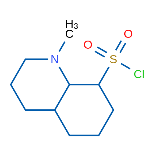 1-Methyl-decahydroquinoline-8-sulfonyl chloride 1g