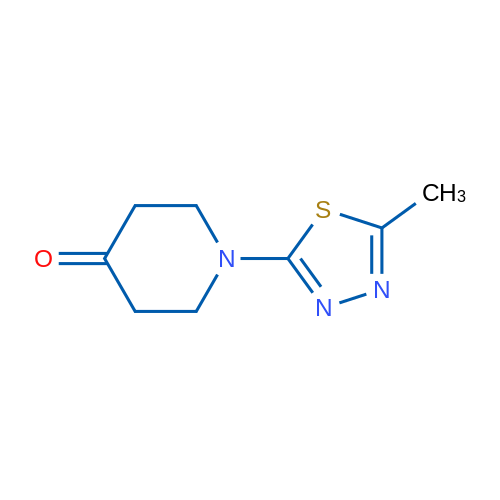 1-(5-Methyl-1,3,4-thiadiazol-2-yl)piperidin-4-one 100mg
