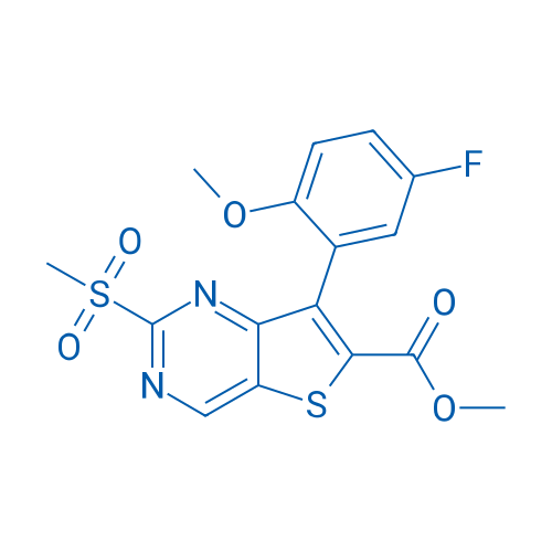 Methyl 7-(5-fluoro-2-methoxyphenyl)-2-(methylsulfonyl)thieno[3,2-d]pyrimidine-6-carboxylate 5g