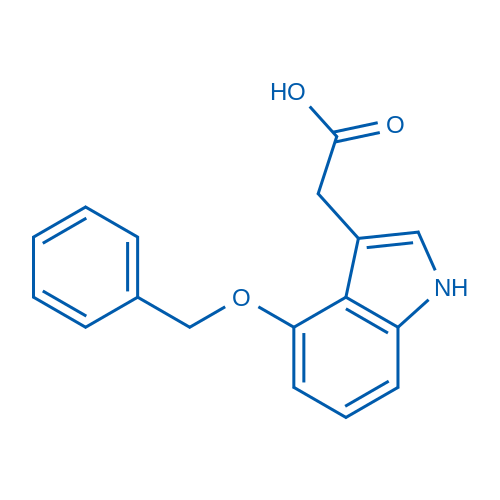 2-(4-(Benzyloxy)-1H-indol-3-yl)acetic acid 50mg
