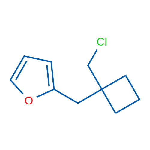 2-([1-(Chloromethyl)cyclobutyl]methyl)furan 1g