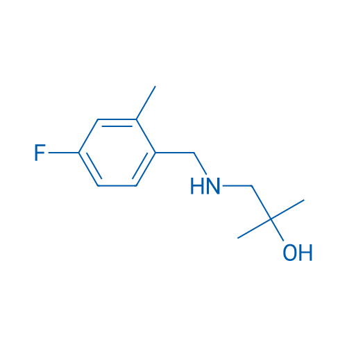 1-{[(4-fluoro-2-methylphenyl)methyl]amino}-2-methylpropan-2-ol 1g