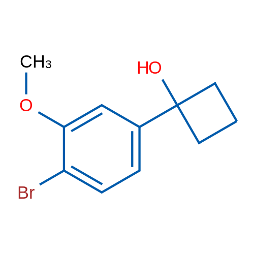 1-(4-Bromo-3-methoxyphenyl)cyclobutanol 1g