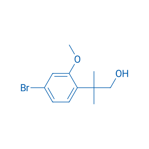 2-(4-Bromo-2-methoxyphenyl)-2-methylpropan-1-ol 250mg