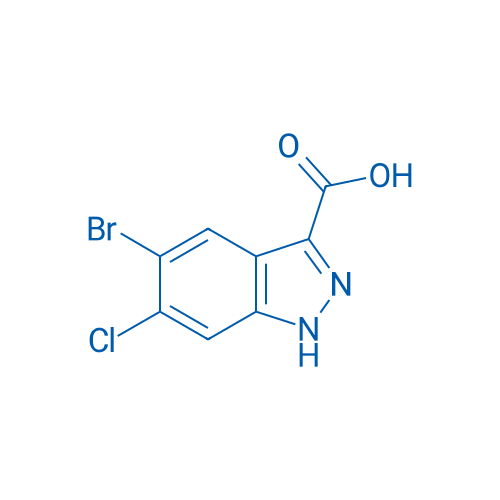 5-Bromo-6-chloro-1H-indazole-3-carboxylic acid 1g