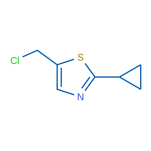 5-(Chloromethyl)-2-cyclopropylthiazole 50mg