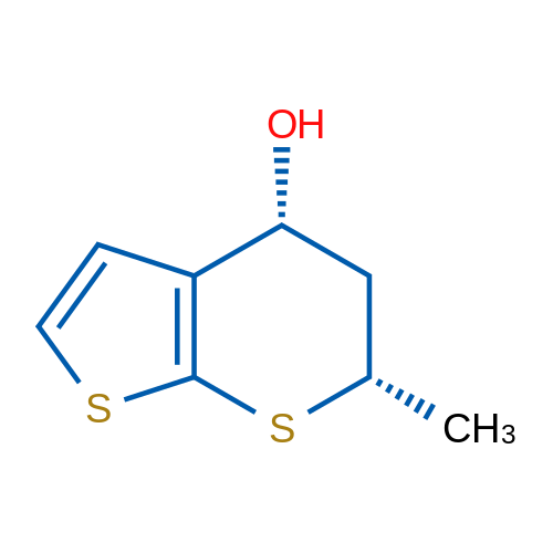 (4R,6S)-6-Methyl-5,6-dihydro-4H-thieno[2,3-b]thiopyran-4-ol 1g