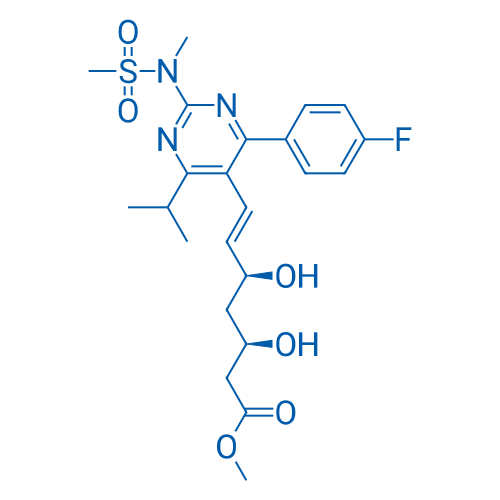 Methyl (3R,5S,E)-7-(4-(4-fluorophenyl)-6-isopropyl-2-(N-methylmethylsulfonamido)pyrimidin-5-yl)-3,5-dihydroxyhept-6-enoate 250mg