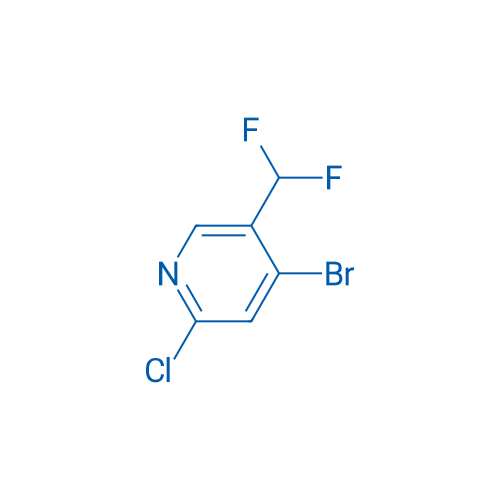 4-Bromo-2-chloro-5-(difluoromethyl)pyridine 25mg