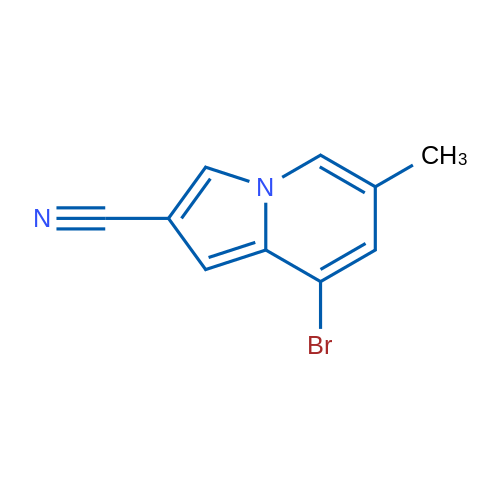 8-Bromo-6-methylindolizine-2-carbonitrile 1g