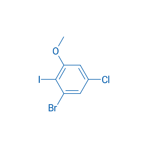 1-Bromo-5-chloro-2-iodo-3-methoxybenzene 250mg