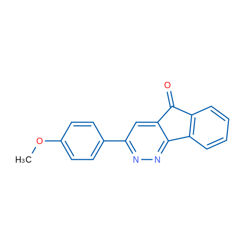 3-(4-Methoxyphenyl)-5H-indeno[1,2-c]pyridazin-5-one 1g