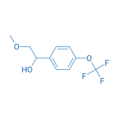 2-METHOXY-1-(4-(TRIFLUOROMETHOXY)PHENYL)ETHAN-1-OL 250mg