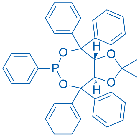(3aR,8aR)-2,2-Dimethyl-4,4,6,8,8-pentaphenyltetrahydro-[1,3]dioxolo[4,5-e][1,3,2]dioxaphosphepine 250mg