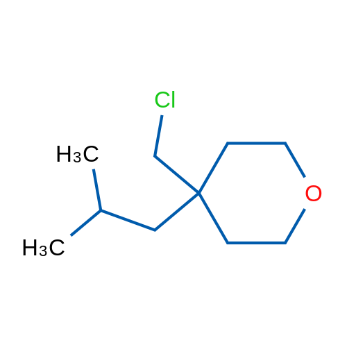 4-(Chloromethyl)-4-(2-methylpropyl)oxane 1g