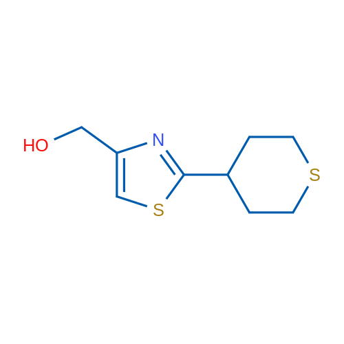 (2-(Tetrahydro-2H-thiopyran-4-yl)thiazol-4-yl)methanol 1g