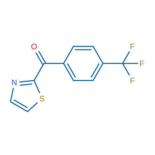 Thiazol-2-yl(4-(trifluoromethyl)phenyl)methanone 1g