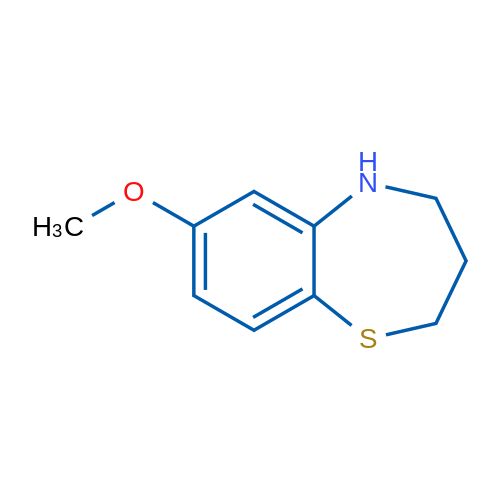 7-Methoxy-2,3,4,5-tetrahydrobenzo[b][1,4]thiazepine 1g