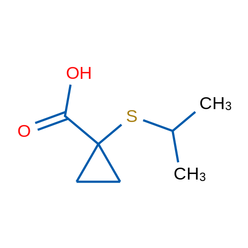 1-(Propan-2-ylsulfanyl)cyclopropane-1-carboxylic acid 1g