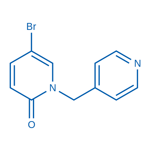 5-Bromo-1-(pyridin-4-ylmethyl)pyridin-2(1H)-one 250mg