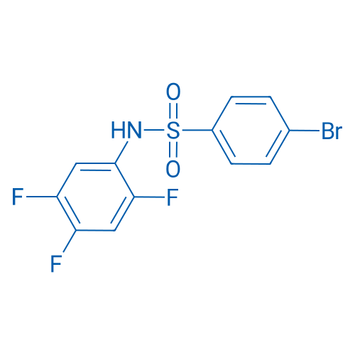 4-Bromo-N-(2,4,5-trifluorophenyl)benzenesulfonamide 1g
