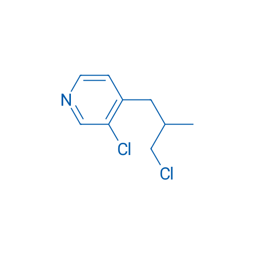 3-Chloro-4-(3-chloro-2-methylpropyl)pyridine 1g