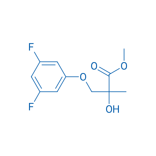 Methyl 3-(3,5-difluorophenoxy)-2-hydroxy-2-methylpropanoate 250mg