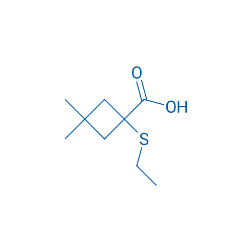 1-(Ethylsulfanyl)-3,3-dimethylcyclobutane-1-carboxylic acid 1g