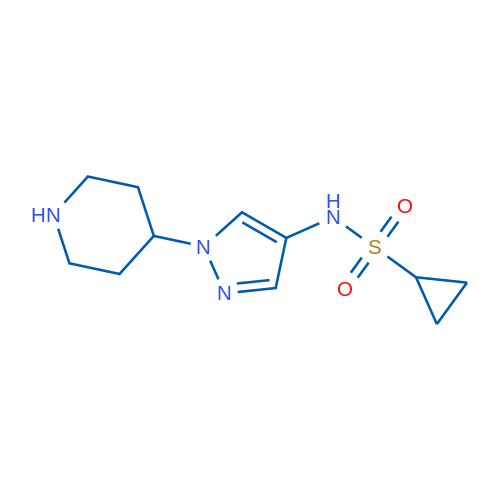 N-[1-(Piperidin-4-yl)-1H-pyrazol-4-yl]cyclopropanesulfonamide 1g