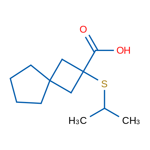 2-(Propan-2-ylsulfanyl)spiro[3.4]octane-2-carboxylic acid 1g