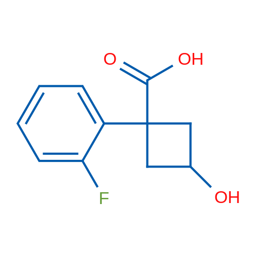 1-(2-Fluorophenyl)-3-hydroxycyclobutane-1-carboxylic acid 1g