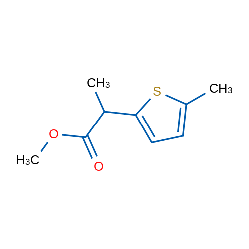 Methyl 2-(5-methylthiophen-2-yl)propanoate 1g
