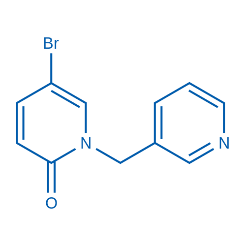 5-Bromo-1-(pyridin-3-ylmethyl)pyridin-2(1H)-one 100mg