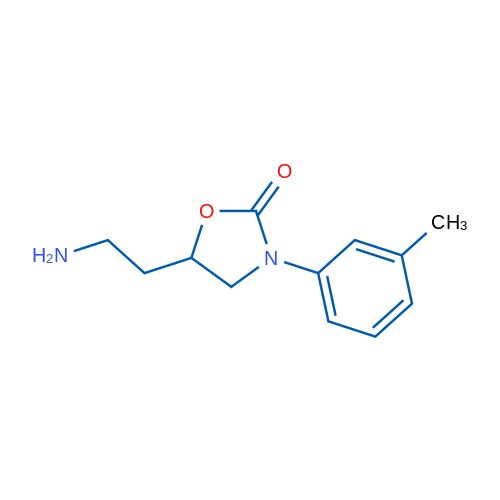 5-(2-Aminoethyl)-3-(3-methylphenyl)-1,3-oxazolidin-2-one 1g