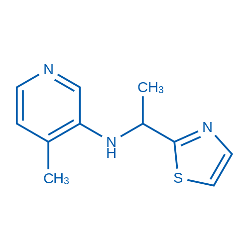 4-Methyl-N-[1-(1,3-thiazol-2-yl)ethyl]pyridin-3-amine 1g