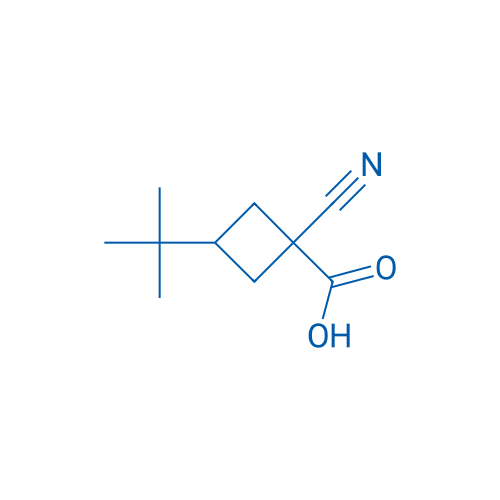 3-tert-Butyl-1-cyanocyclobutane-1-carboxylic acid 1g