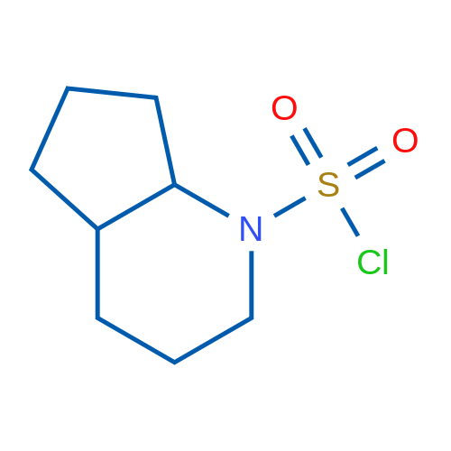 Octahydro-1h-cyclopenta[b]pyridine-1-sulfonyl chloride 1g