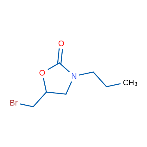 5-(Bromomethyl)-3-propyl-1,3-oxazolidin-2-one 1g