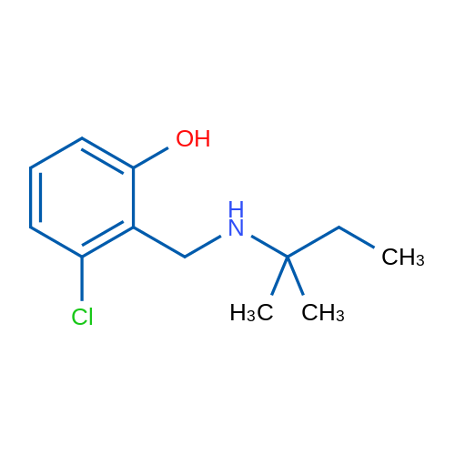 3-Chloro-2-{[(2-methylbutan-2-yl)amino]methyl}phenol 1g