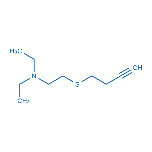 2-(But-3-yn-1-ylthio)-N,N-diethylethan-1-amine 100mg